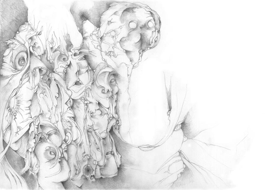 Abstract Painting - Ghosts by Bodhi Abstract Painting - Ghosts by Bodhi