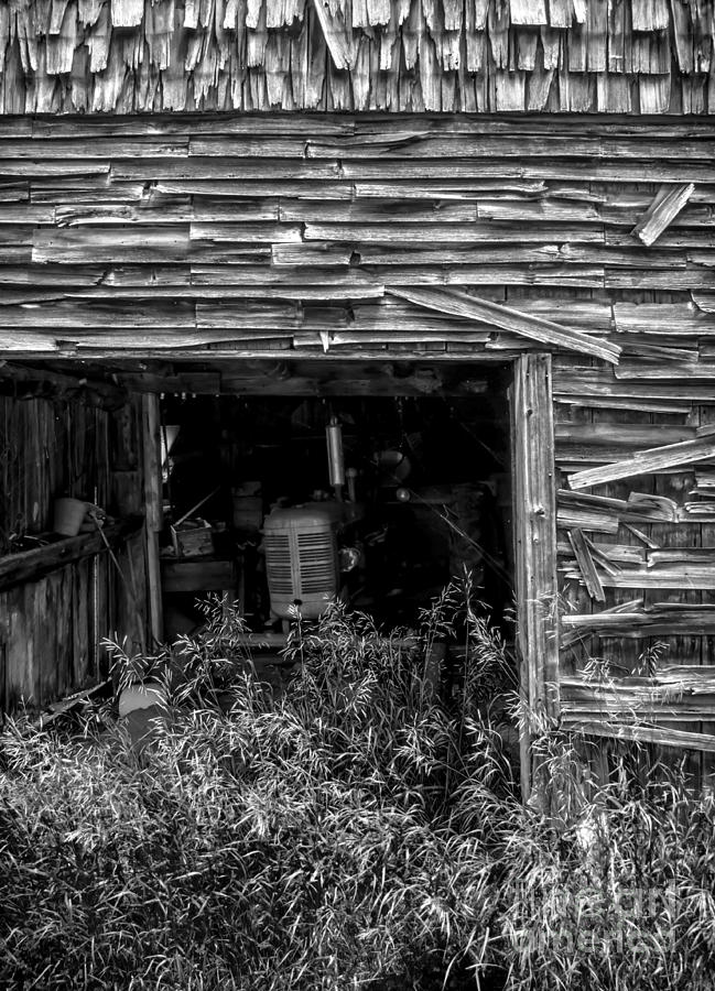 Ghosts of Farmings Past 3 - BW Photograph by James Aiken