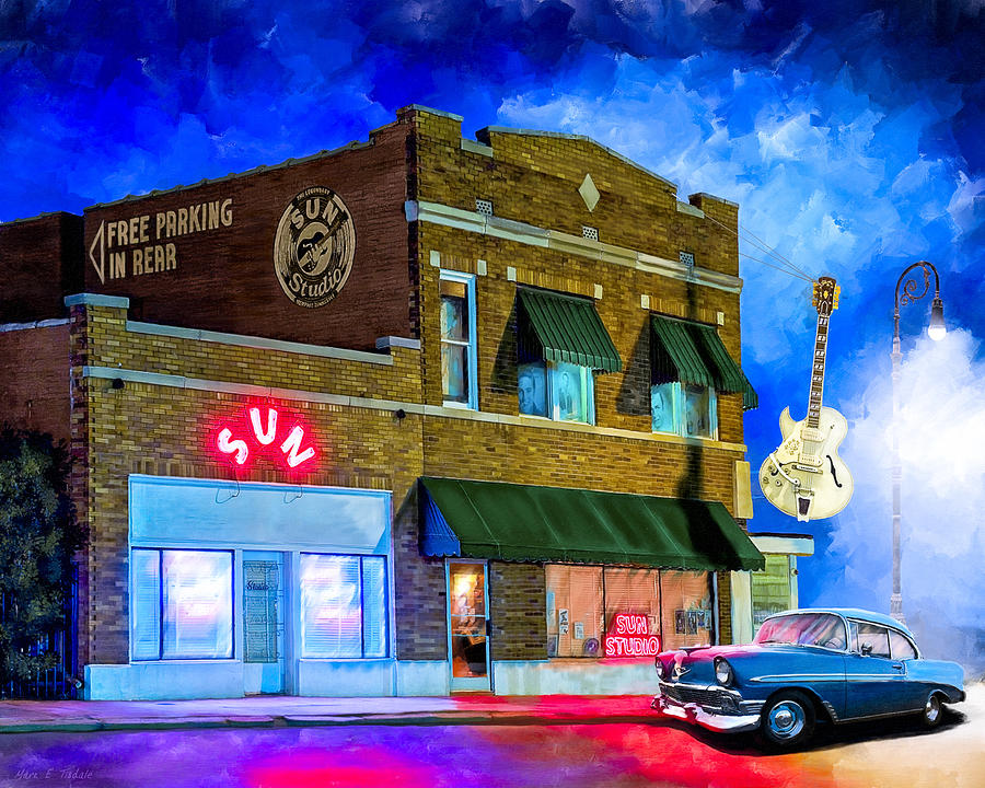 Ghosts of Memphis - Sun Studio Mixed Media by Mark Tisdale