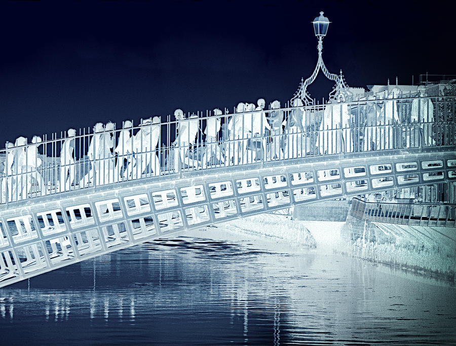 Ghosts of the Hapenny Bridge - Dublin, Ireland Photograph by Mitch Spence