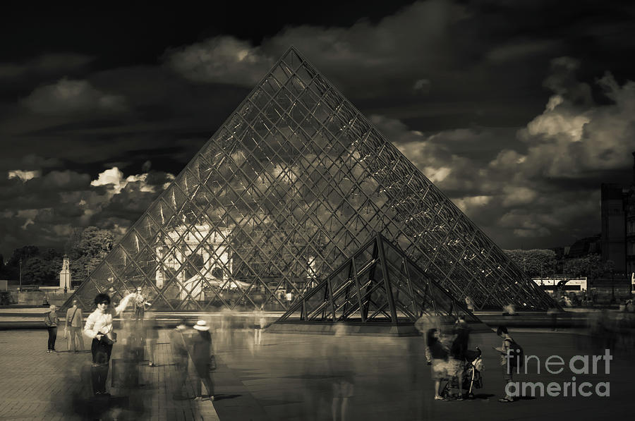 Ghosts of the Louvre Photograph by Paul Warburton