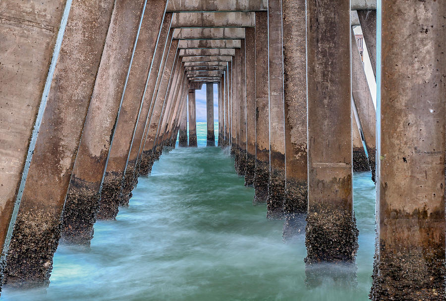 Ghosts under the pier Photograph by Paul Fell | Fine Art America