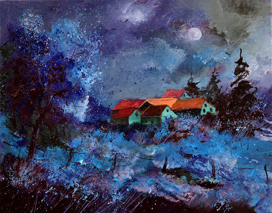 Ghosty village Painting by Pol Ledent - Fine Art America