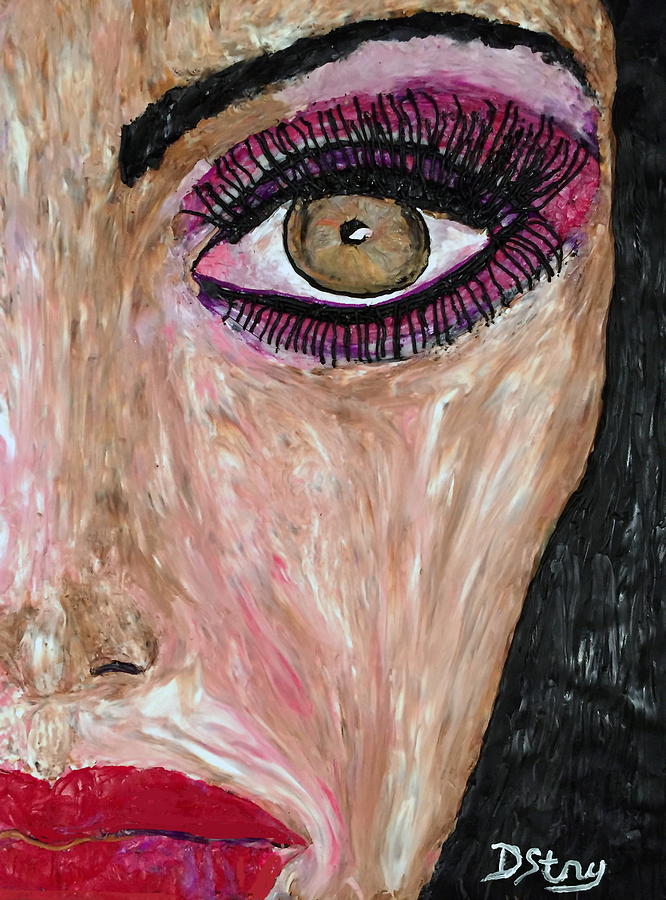 Gia Mixed Media by Deborah Stanley Gia Mixed Media by Deborah Stanley