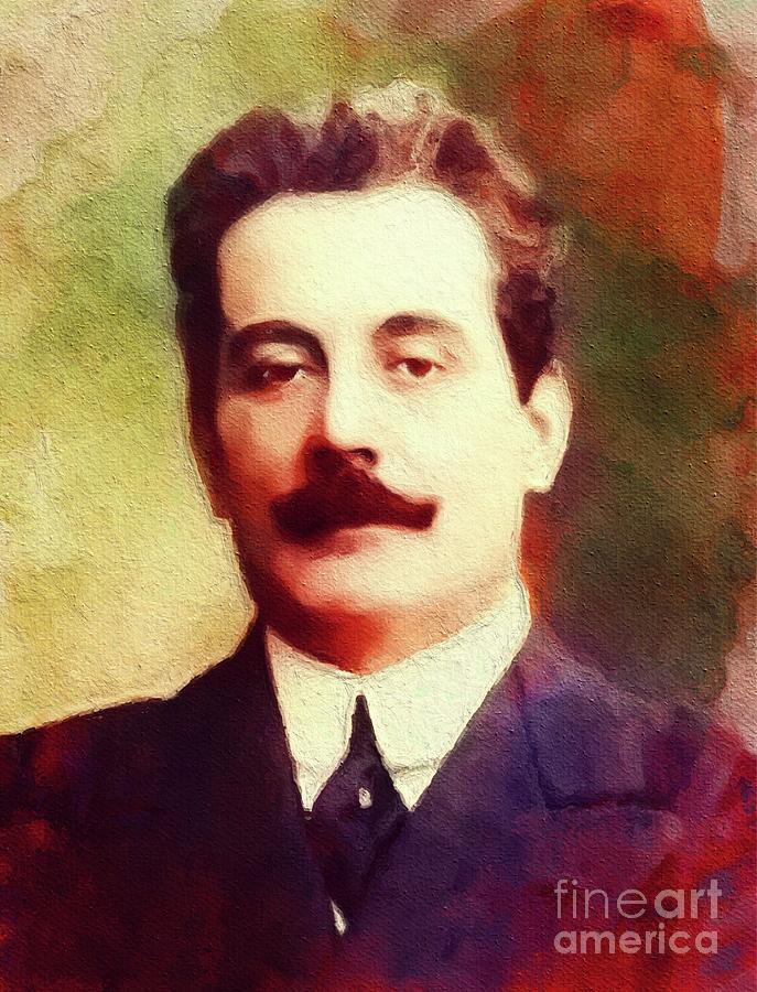 Giacomo Puccini, Famous Composer Painting By Esoterica Art Agency - Pixels