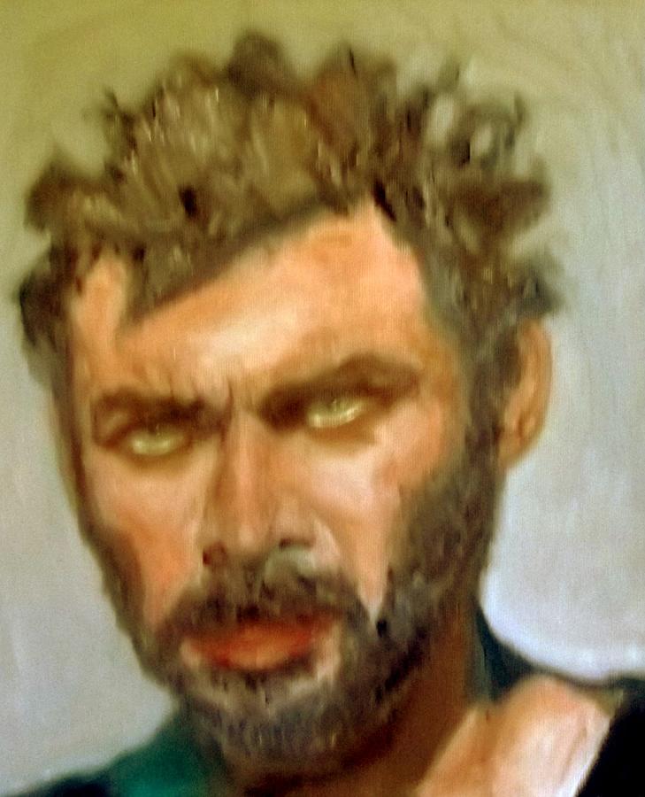 Gian Maria Volonte as Indio Painting by Peter Gartner