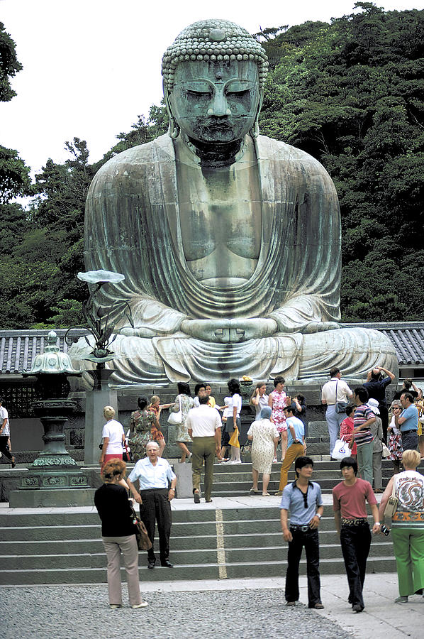 Giant Buddha in Japan Photograph by Carl Purcell Fine Art America