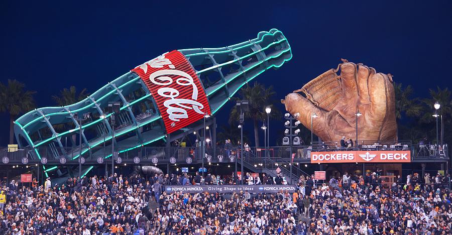 Giant Glove and Coke Bottle Photograph by Eric Tressler