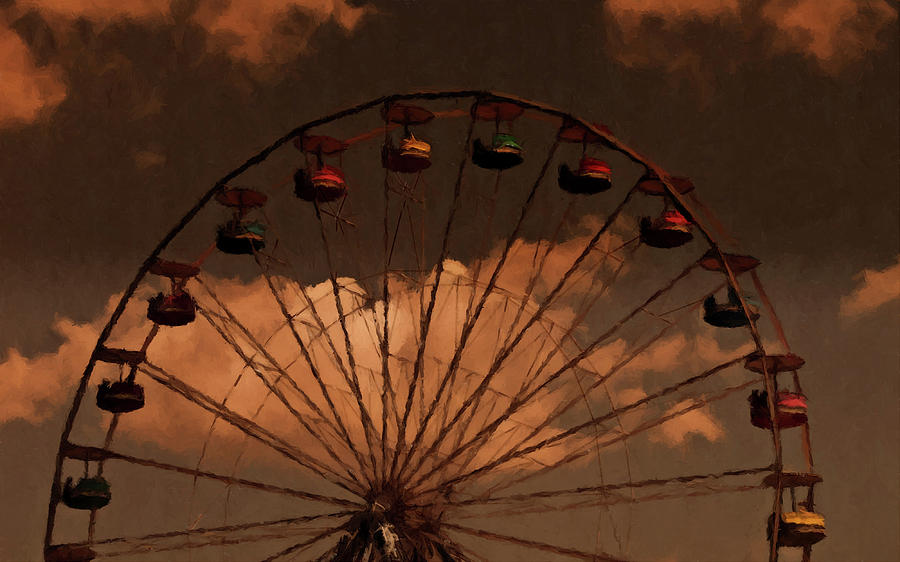 Ferris Wheel Photograph - Giant Wheel by David Dehner