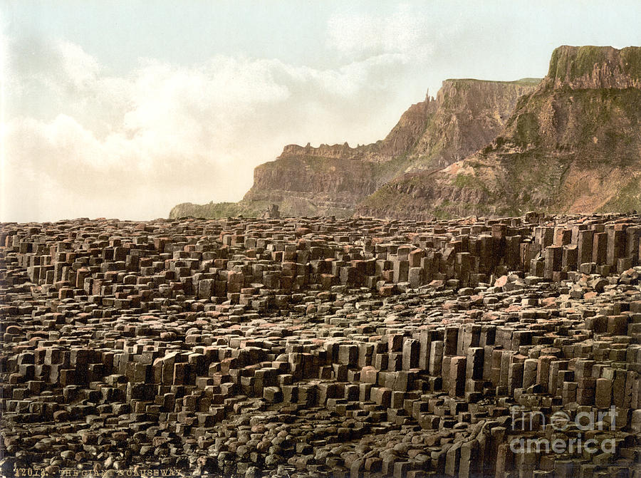 Giants Causeway, 1890s Photograph by Science Source