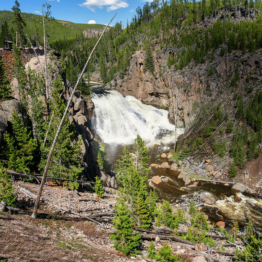 Gibbons Falls Yellowstone NP_GRK7601_05262018-HDR Photograph by Greg Kluempers