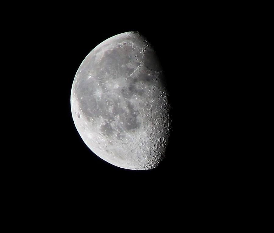 Gibbous Moon Photograph by Shoeless Wonder