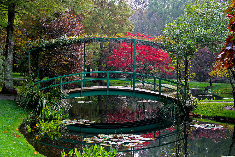 Japanese Gardens 1 Photograph by Richard Krebs