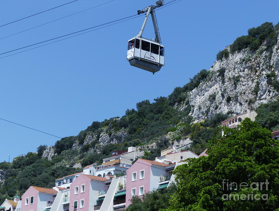 Gibraltar Cable Car Photograph by Phil Banks