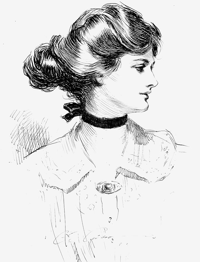 Gibson: Gibson Girl, 1905 Photograph by Granger