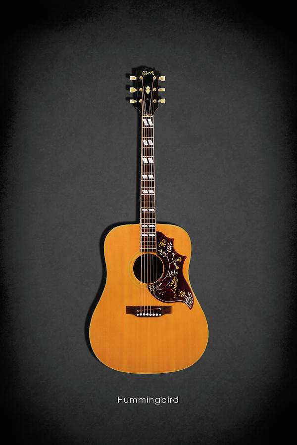 Guitar Photograph - Gibson Hummingbird 1968 by Mark Rogan