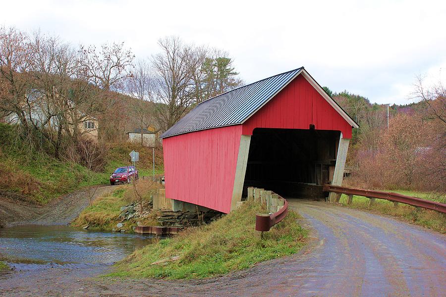 Gifford Covered Bridge Photograph by Wayne Toutaint