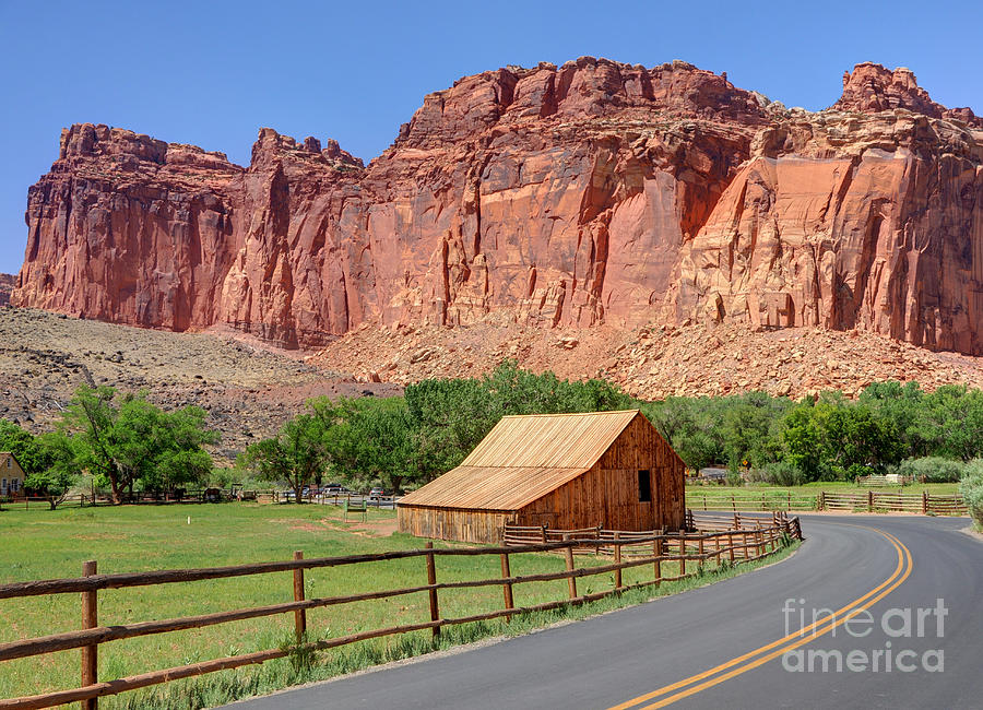 Gifford Homestead Barn - Capitol Reef National Park Photograph by Gary Whitton