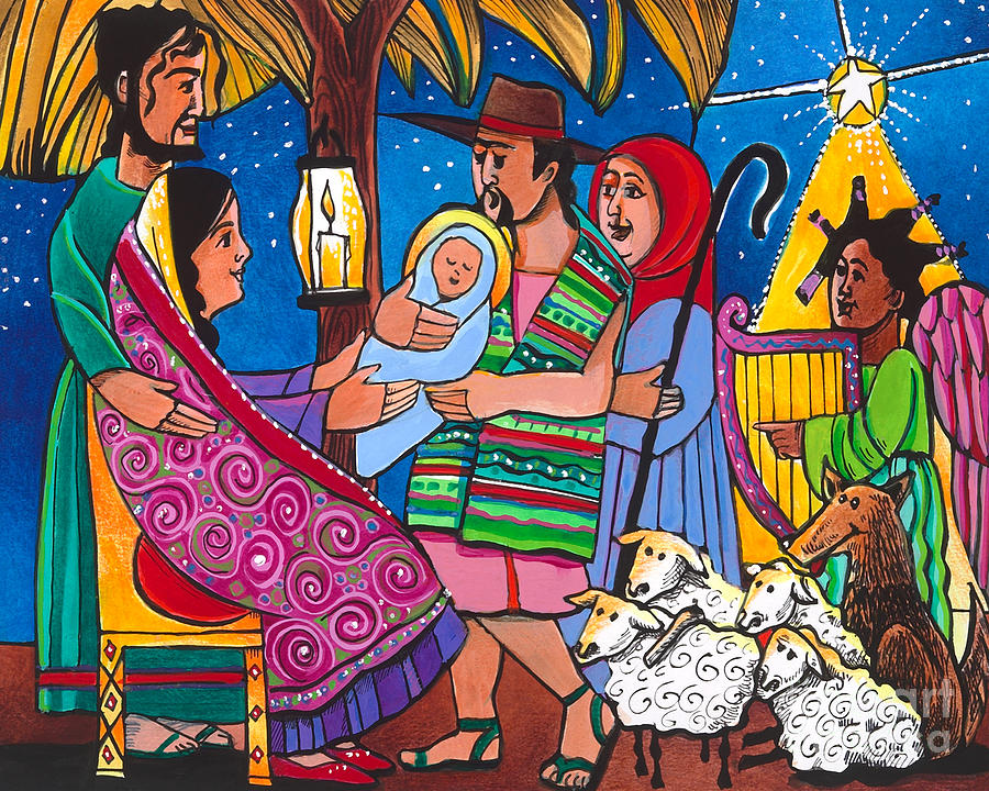 Gift of Christmas - MMGOC Painting by Br Mickey McGrath OSFS