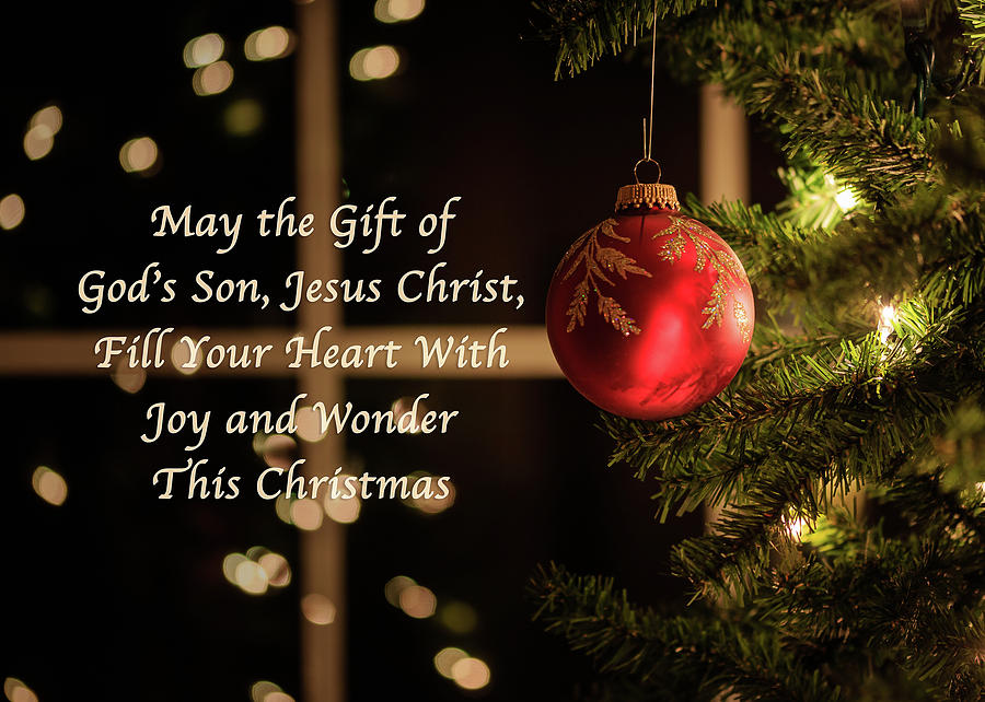 Gift of Gods Son Christmas Card Photograph by Joni Eskridge