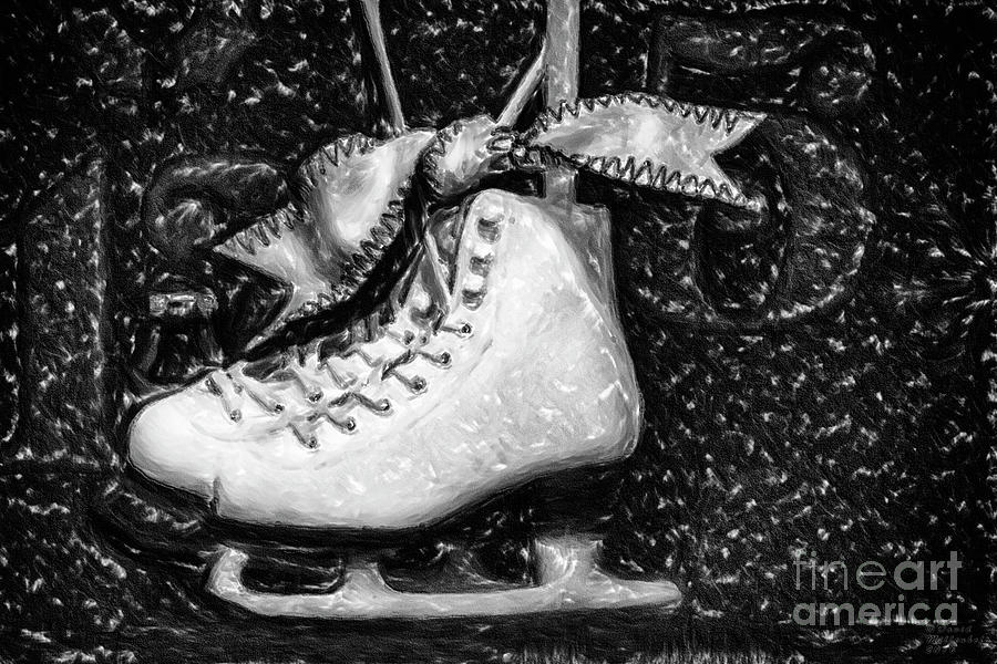 Gift of Ice Skating Painting by David Millenheft