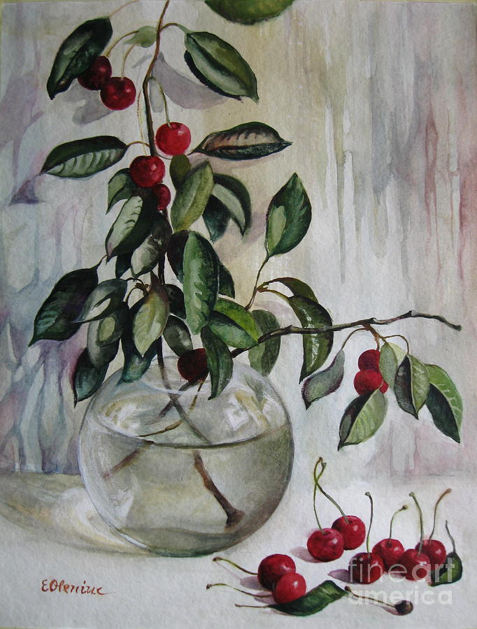 Gift of nature Painting by Elena Oleniuc