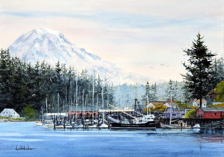 Gig Harbor Painting by Bill Hudson