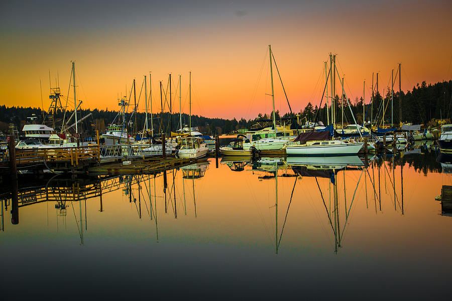 Gig Harbor Sunset Photograph by Penny Miller - Fine Art America