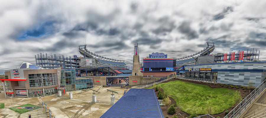 Gillette Stadium And The Hall At Patriot Place Photograph by Brian MacLean