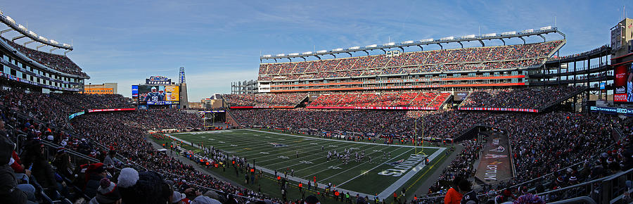 Gillette Stadium Panorama Photograph by Juergen Roth