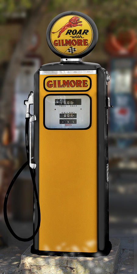 Gilmore Gasoline - Tokheim Pump Photograph by Mike McGlothlen