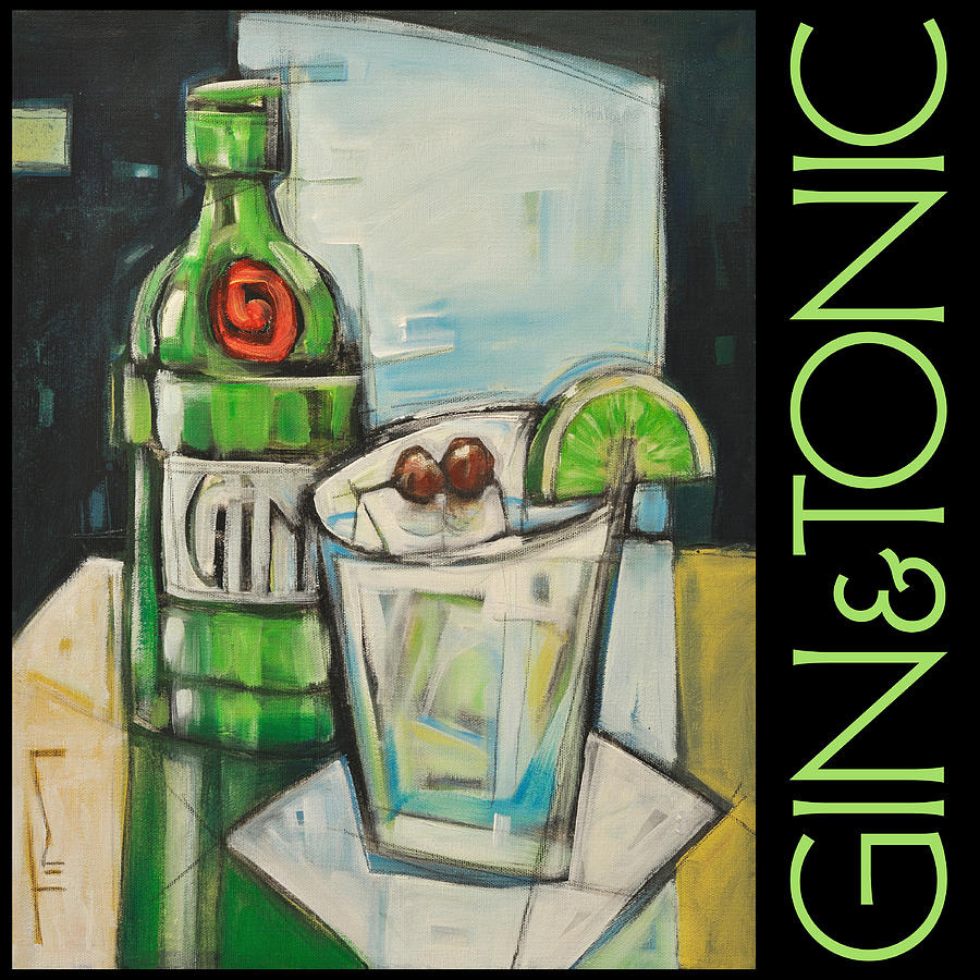 Gin And Tonic Poster Painting by Tim Nyberg