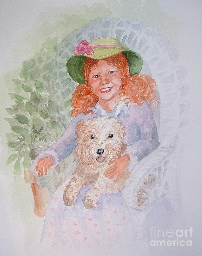 Portrait Painting - Ginger by Marilyn Smith