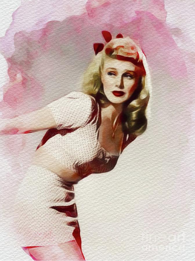 Ginger Rogers, Hollywood Legend Painting