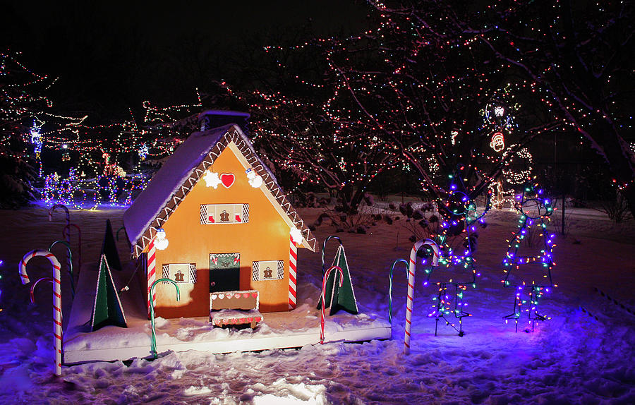 Gingerbread House at Lilacia Park Photograph by Joni Eskridge