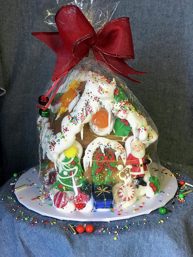 Gingerbread House Mixed Media