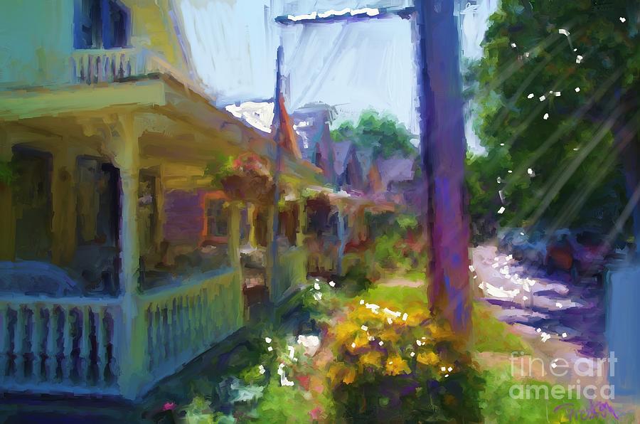 Gingerbread Houses Painting - Gingerbread Houses by Preston Sandlin Gingerbread Houses Painting - Gingerbread Houses by Preston Sandlin