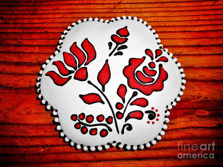 Gingerbread With Hungarian Motifs Photograph by Erika H