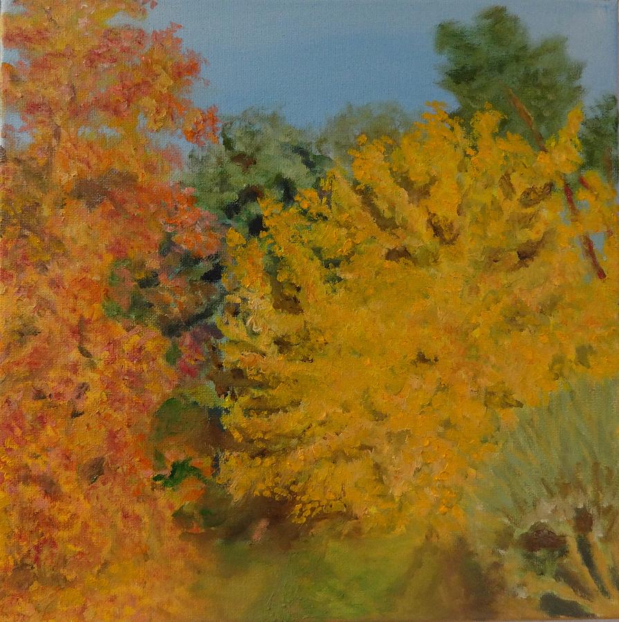 Ginkgo in yellow Painting by Irina Stroup - Fine Art America