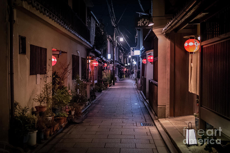 Gion Streets, Old Kyoto, Japan Photograph by Perry Rodriguez