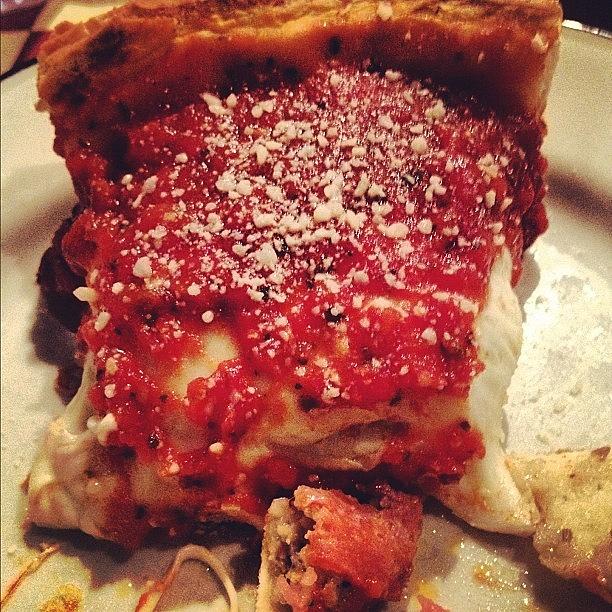 Cheese Photograph - Giordanos Pizza. #chicago ,#pizza by Jason Antich