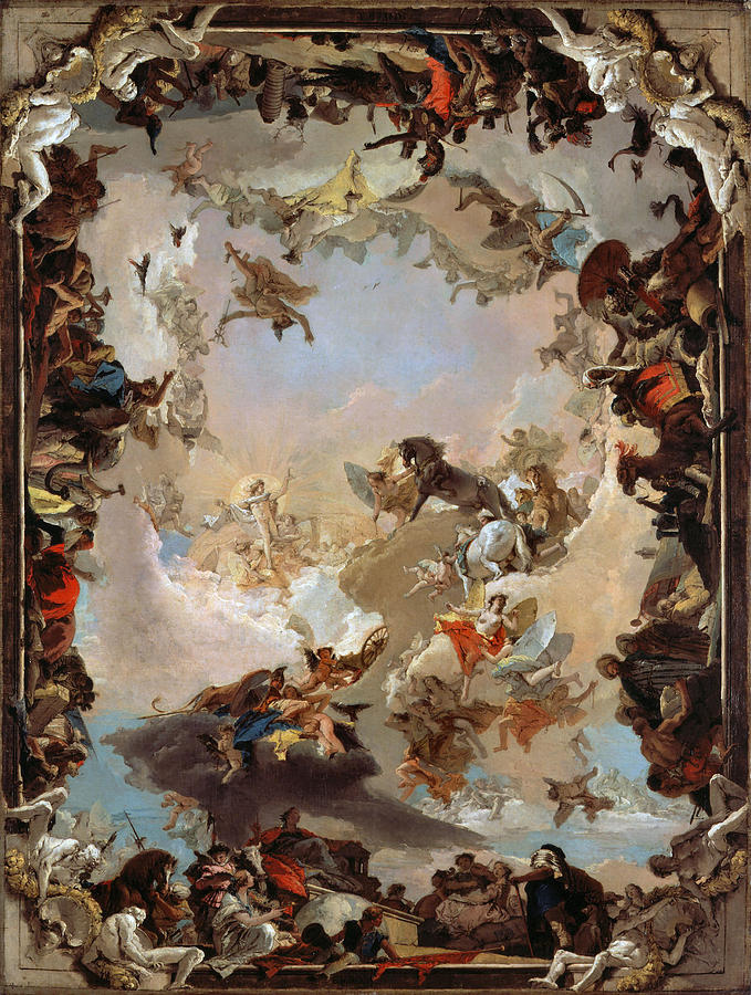 Giovanni Battista Tiepolo Photograph by Allegory of the Planets
