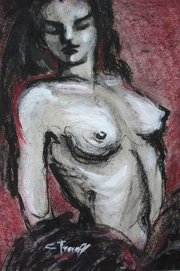 Nude Painting - Gipsy Fire - Nudes Gallery by Carmen Tyrrell