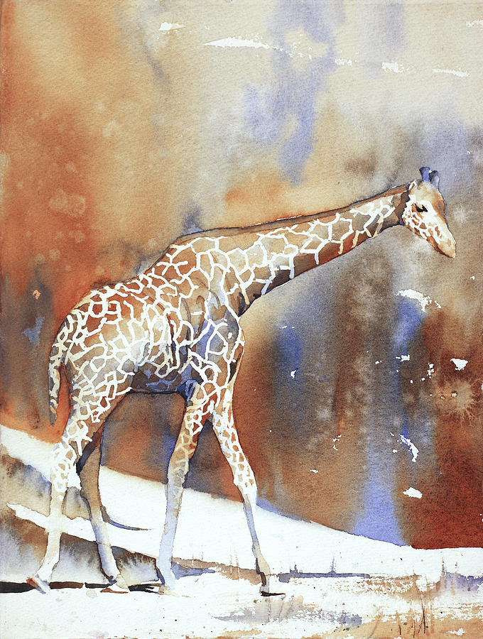 Giraffe IV Painting by Ryan Fox