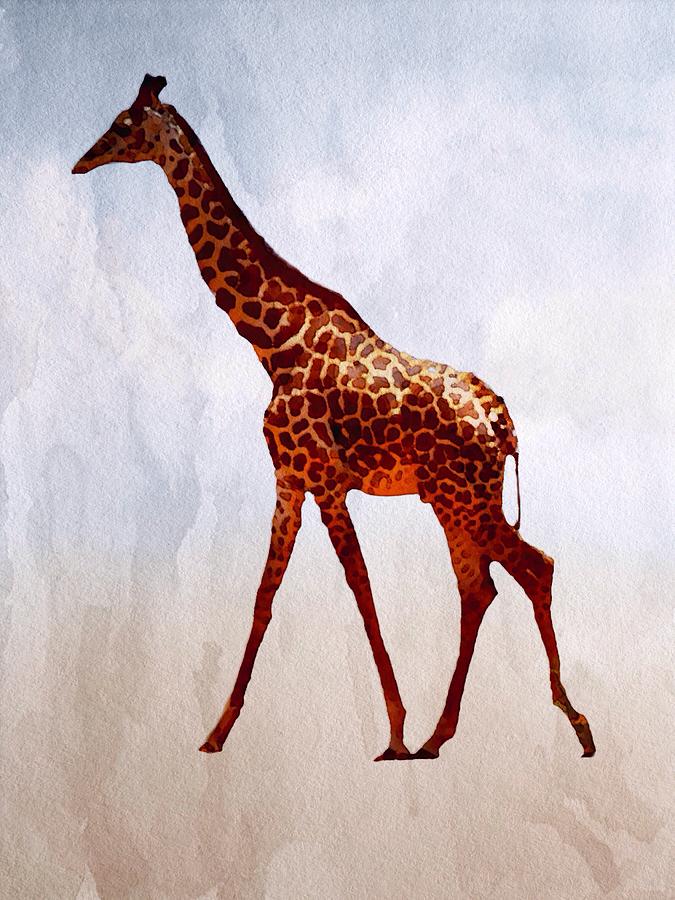 Giraffe Painting by Mark Taylor