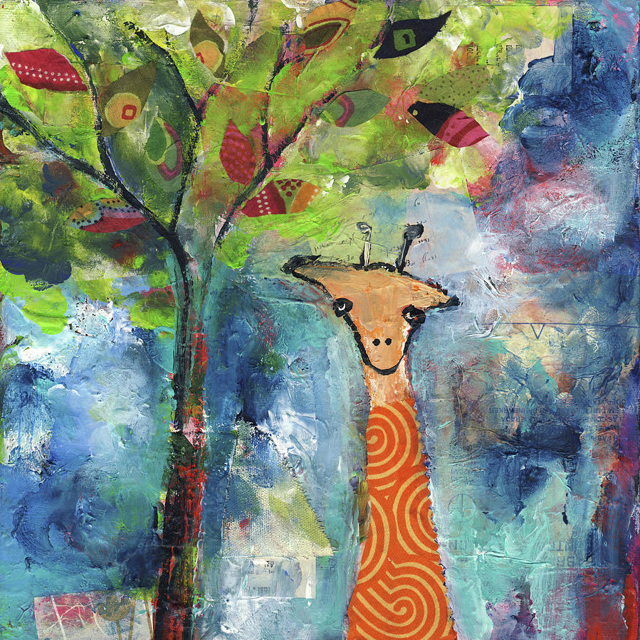 Giraffe Painting - Giraffe by Susie Lubell Giraffe Painting - Giraffe by Susie Lubell
