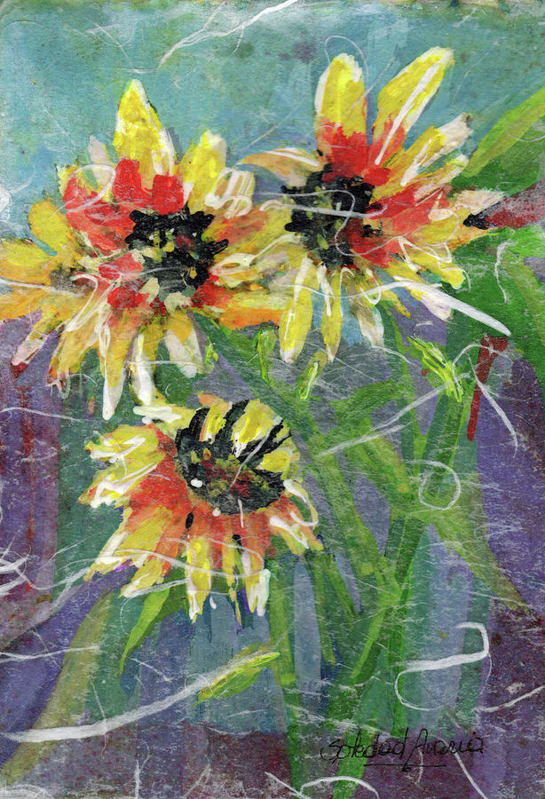 Girasoles Painting by Sole Avaria