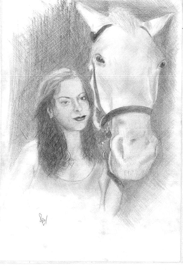 Girl And Horse