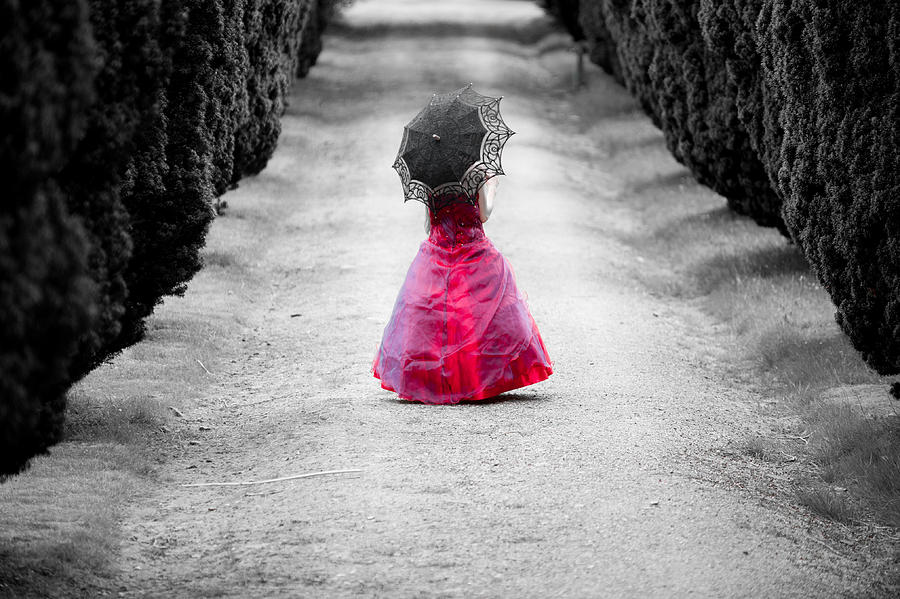 Girl in a Red Dress Photograph by Helen Jackson