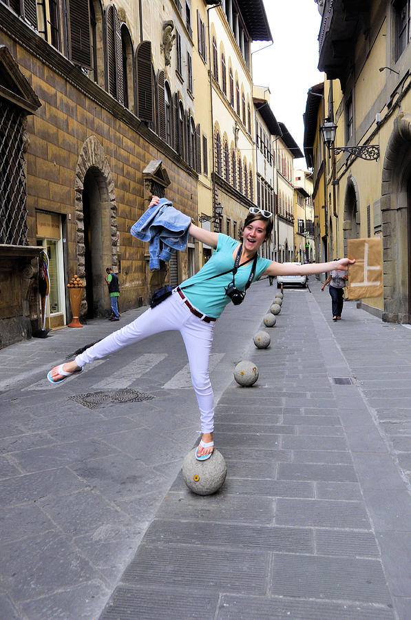 Girl in Florence Photograph by Josephine Buschman